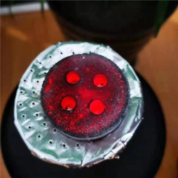 50mm Four Hole Shisha Charcoal
